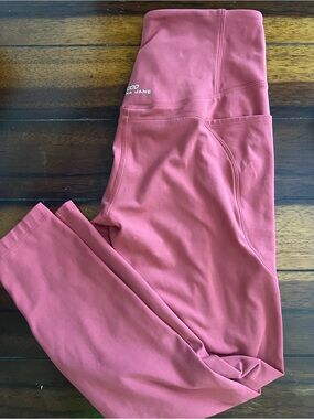Lorna Jane Womens Rose Pink Cropped Leggings